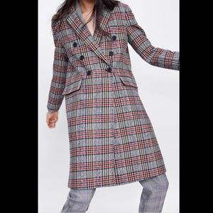 ❤️LAST ❤️ NWT ZARA LONG DOUBLE BREASTED COAT